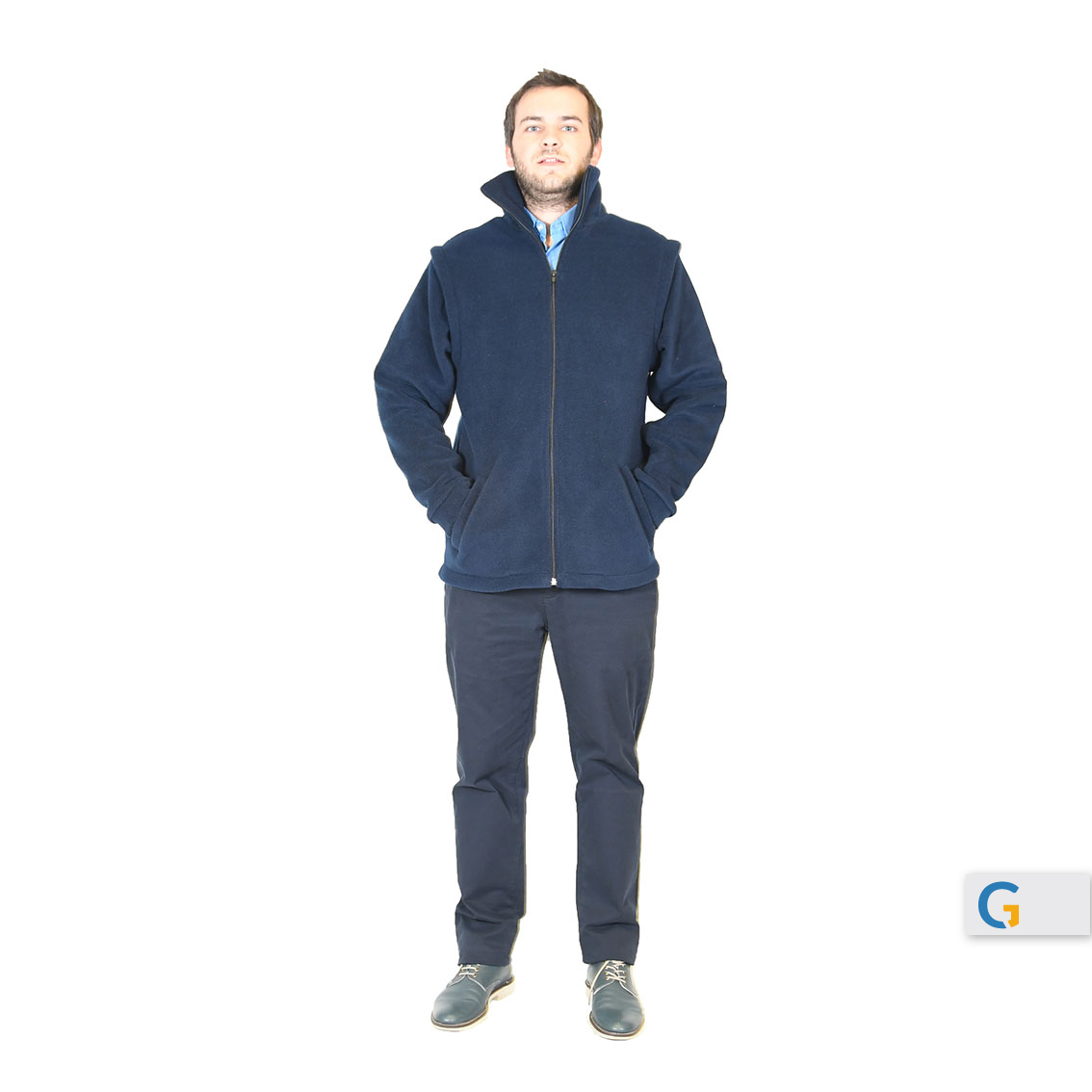 CAMPERA DE POLAR FRENTE-