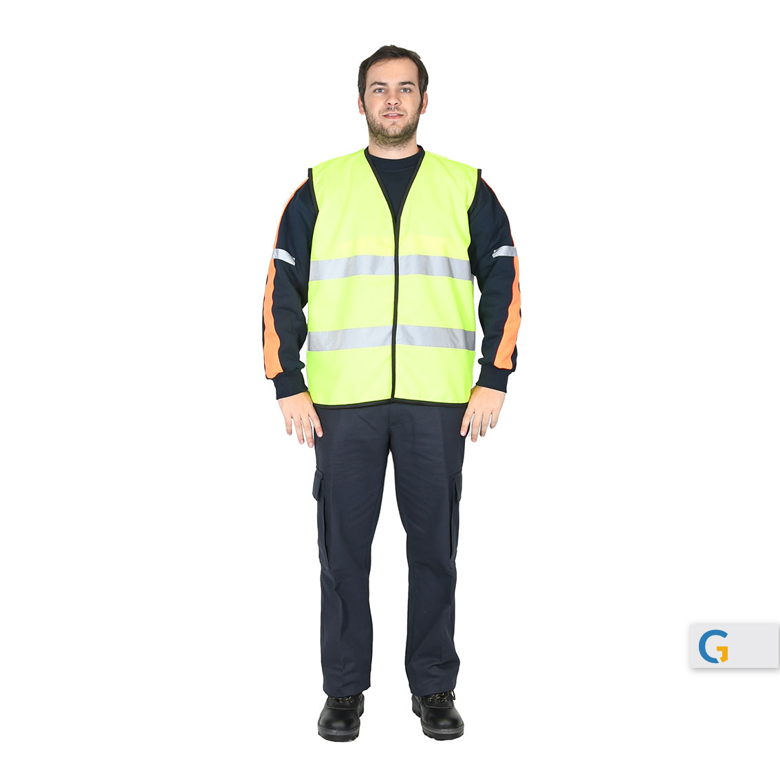 CHALECO AMARILLO FRENTE-