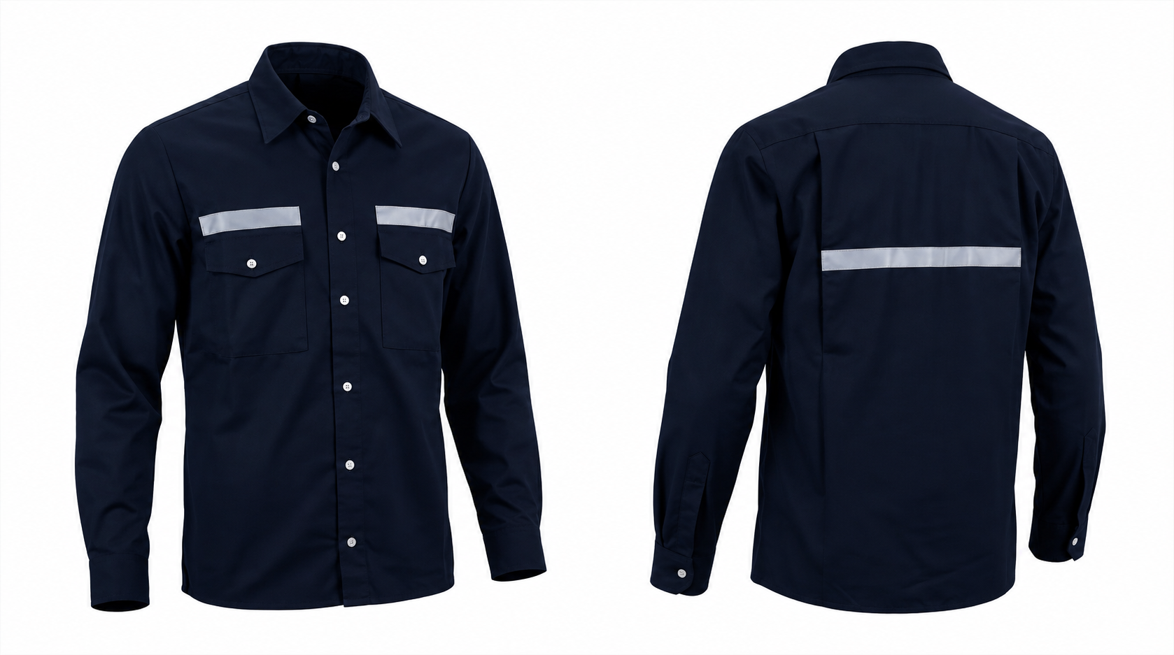 VISTA 3D CAMISA DE TRABAJO